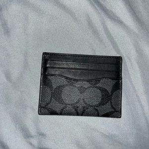 Coach mens card holder wallet